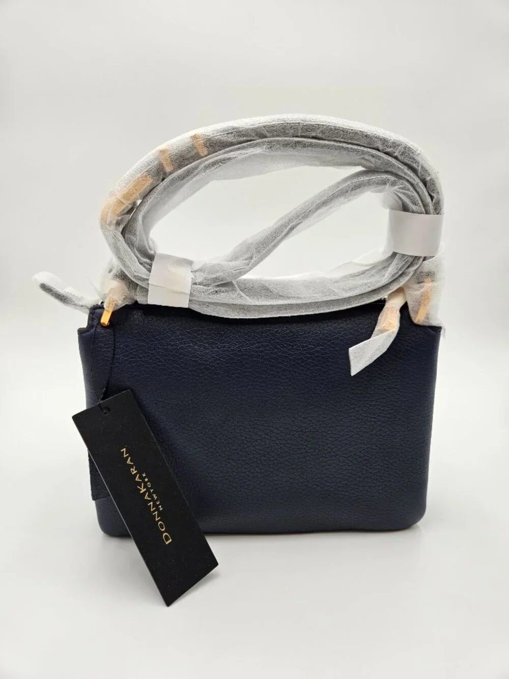 STEAL!!🔥Donna Karan Glenwood Crossbody Dark Night Navy | Genuine Leather - Picture 3 of 13